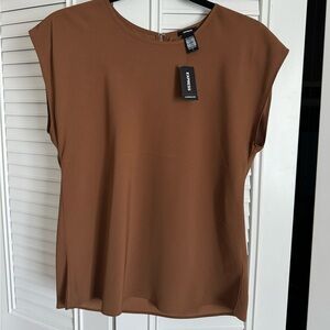 NWT Express Gramercy Matte Satin Top